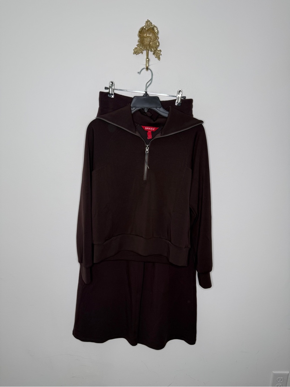Spanx AirEssentials 1/2 Zip and Wide Legs S/M